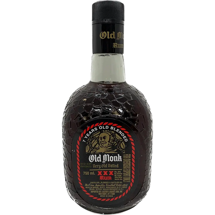 OLD MONK XXX RUM-7 YR 80 Proof 750 ml