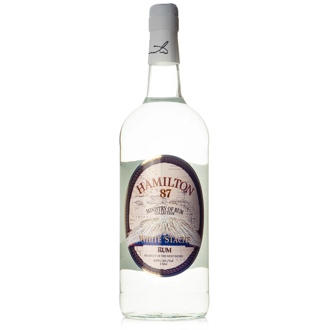 HAMILTON WHITE STACHE 87 Proof 1000 ml