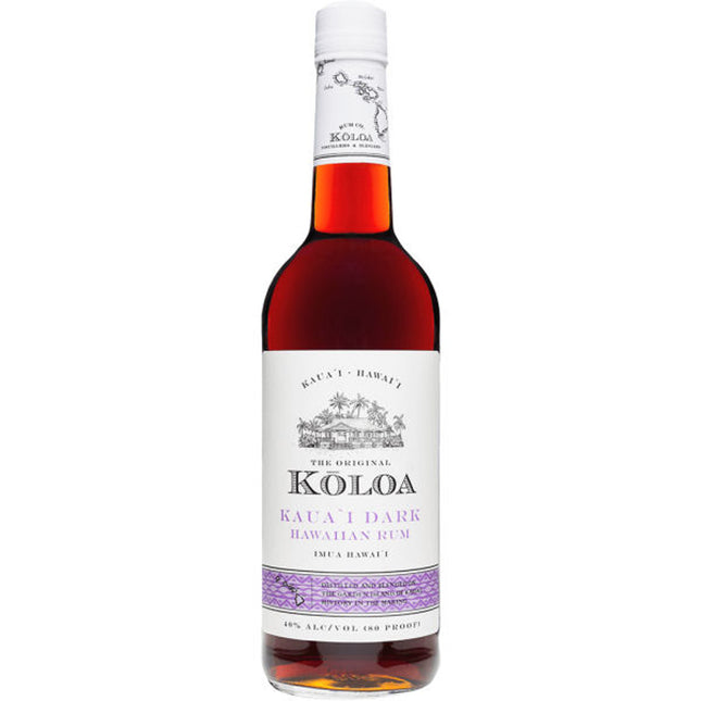 KOLOA KAUAI DARK RUM 80 Proof 750 ml