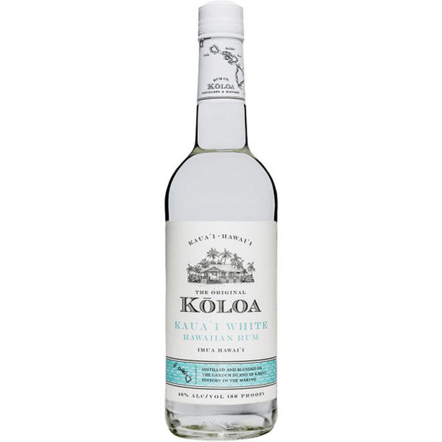 KOLOA KAUAI WHITE RUM 80 Proof 750 ml
