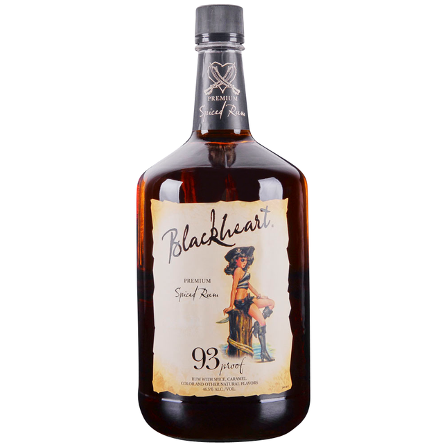 BLACKHEART PREMIUM SPICED 93 Proof 1750 ml