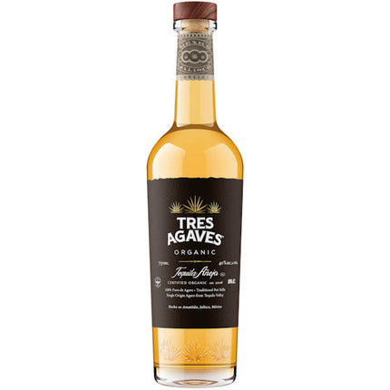 TRES AGAVES ANEJO 80 Proof 750 ml ZERO SUGAR ORGANIC