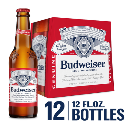 Budweiser 12 Bottle