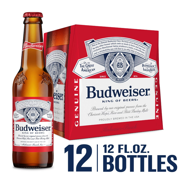Budweiser 12 Bottle