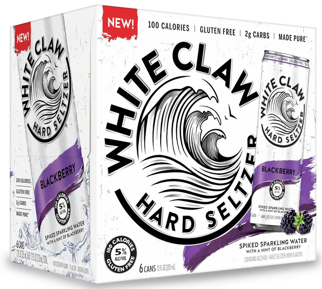 WHITE CLAW BLACKBERRY 6PK 12OZ CAN