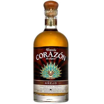 CORAZON DE AGAVE ANEJO 80 Proof 750 ml