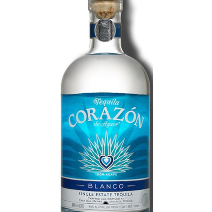 CORAZON DE AGAVE BLANCO 375ML 80 PROOF