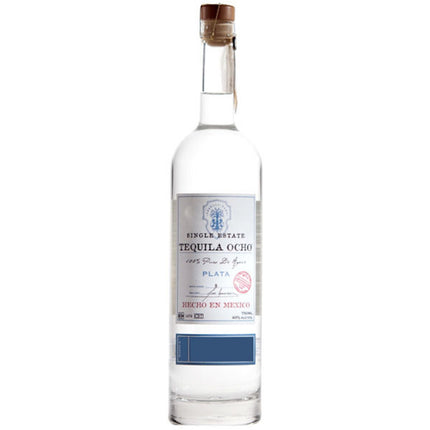 TEQUILA OCHO PLATA 80 Proof 750 ml