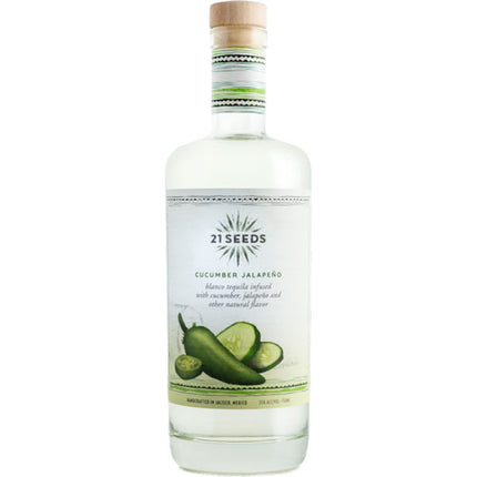 21 SEEDS CUCUMBER JALAPENO 70 Proof 750 ml