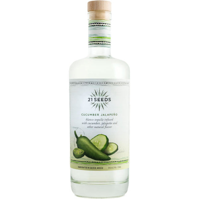 21 SEEDS CUCUMBER JALAPENO 70 Proof 750 ml