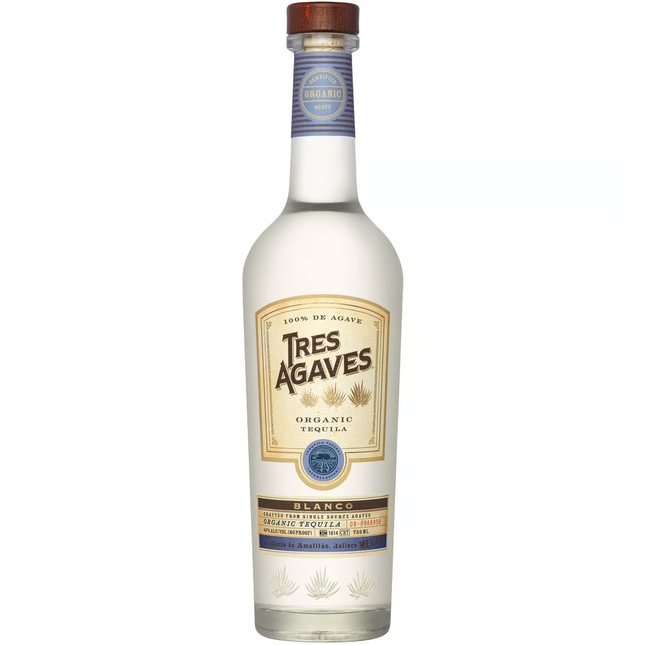 TRES AGAVES BLANCO 80 Proof 750 ml