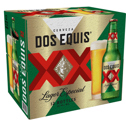 DOS EQUIS LAGER 12PK 12OZ BOTTLE