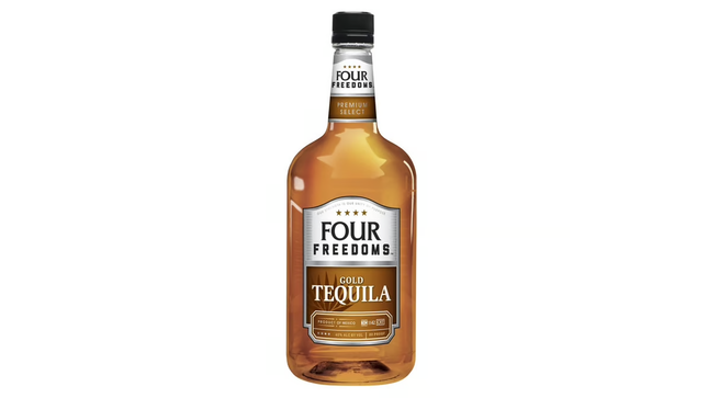 FOUR FREEDOMS GOLD TEQUILA PL 80 Proof 1750 ml