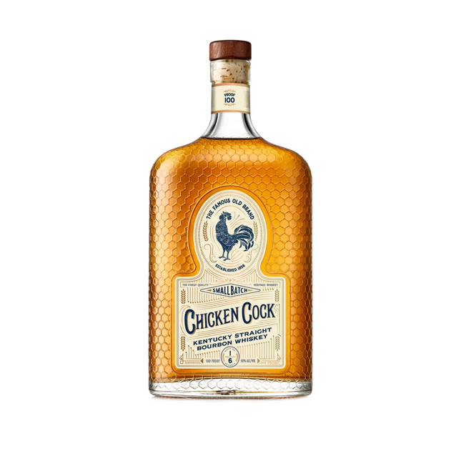 CHICKEN COCK SMALL BATCH BOURBON 750ML 100 PROOF