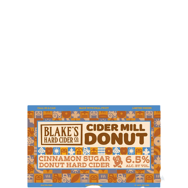 BLAKES CIDER MILL DONUT 6PK 12 OZ CAN